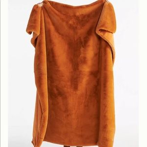 Anthropologie Faux Fur blanket/ throw.